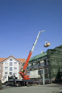 grue sur camion bocker